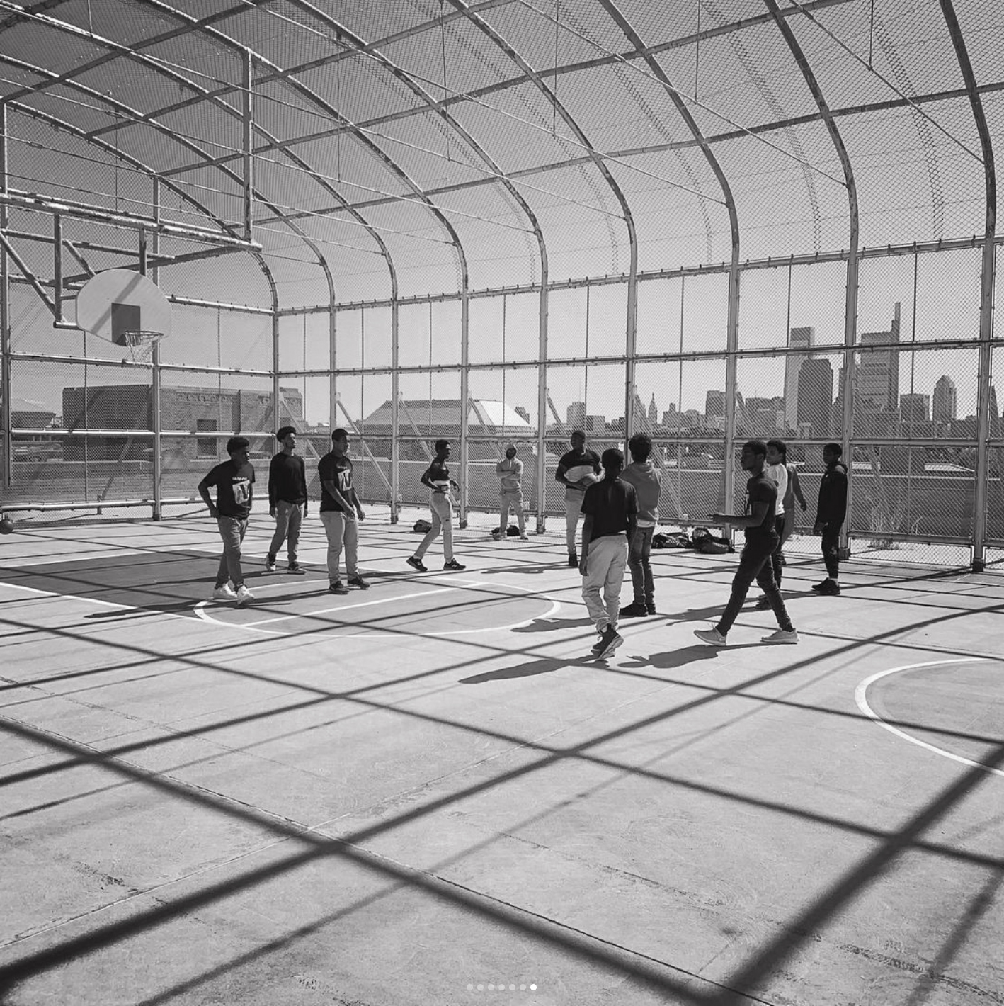 Reference site: Vaux Big Picture High School, Rooftop Basketball Court.